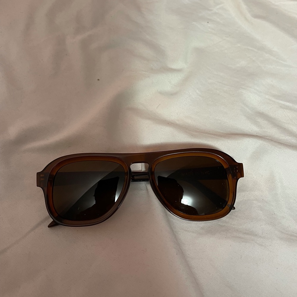 LOWERCASE X SOP HUSTLER AVIATOR COLA SUNGLASSES